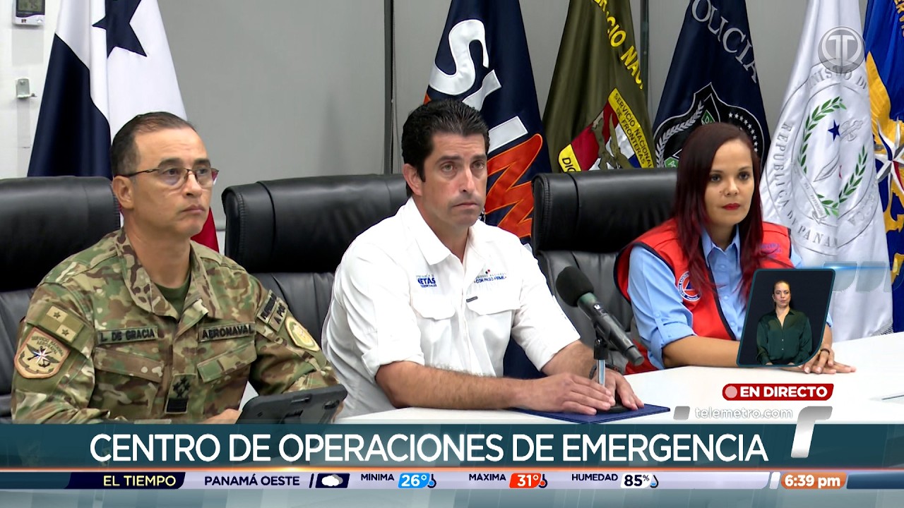 Sismo en Panamá | Sinaproc activa alerta verde en Veraguas y Los Santos por lluvias