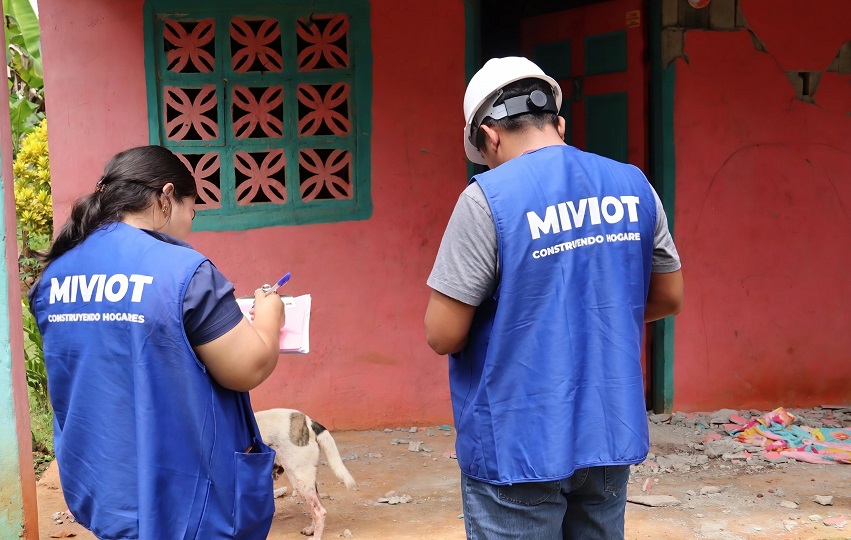 De los escombros a un nuevo hogar: así avanza la reconstrucción de casas tras el terremoto en Herrera