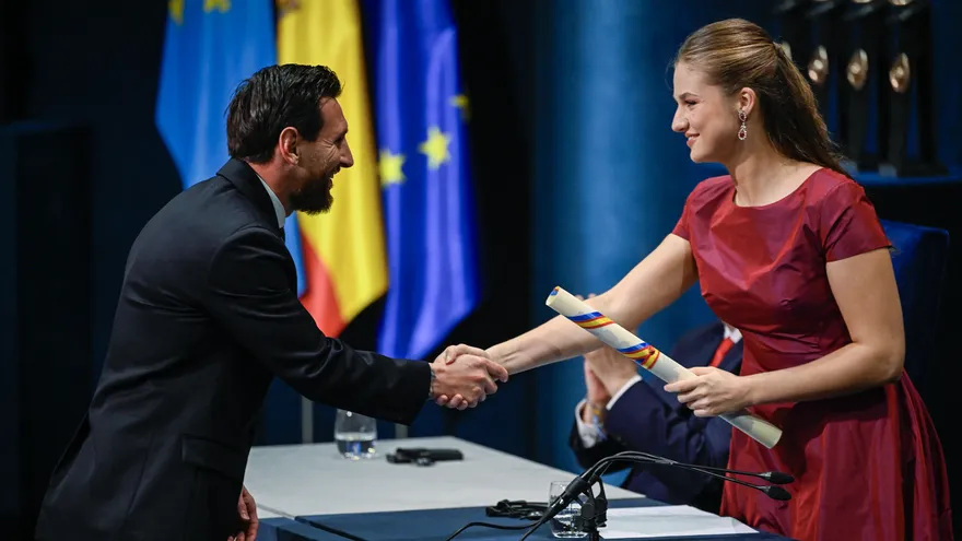 Messi recibe el Princesa de Asturias de los Deportes en Oviedo