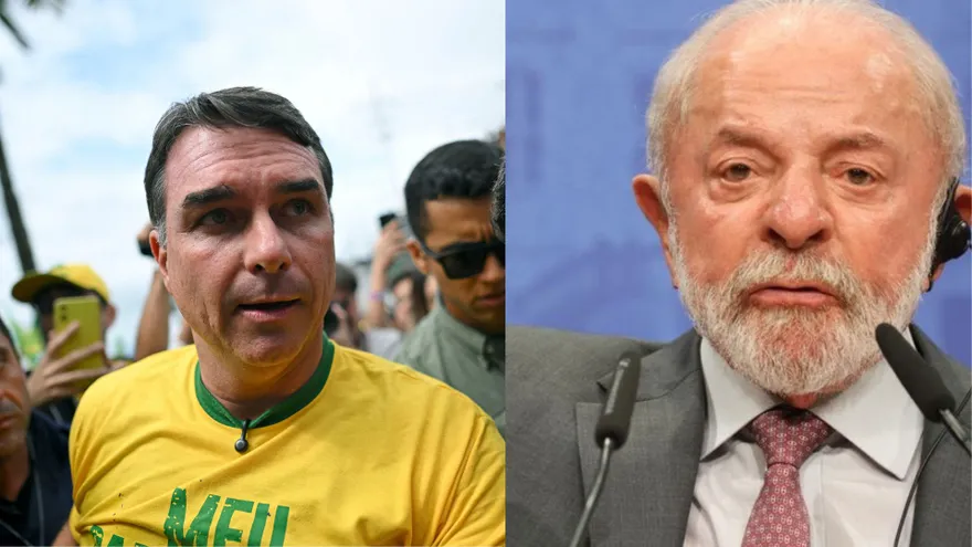 Lula y Flávio Bolsonaro cierran campaña en las calles antes del balotaje en Brasil