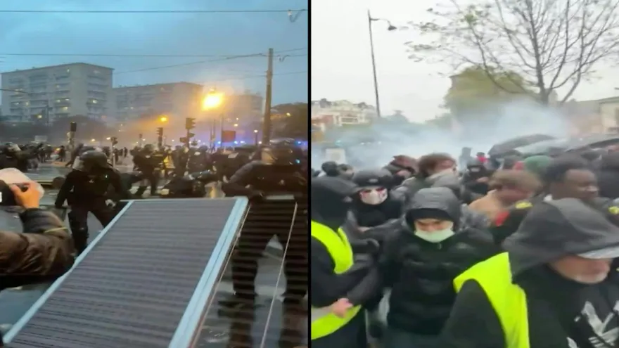 Protestas masivas en Francia dejan casi mil detenidos