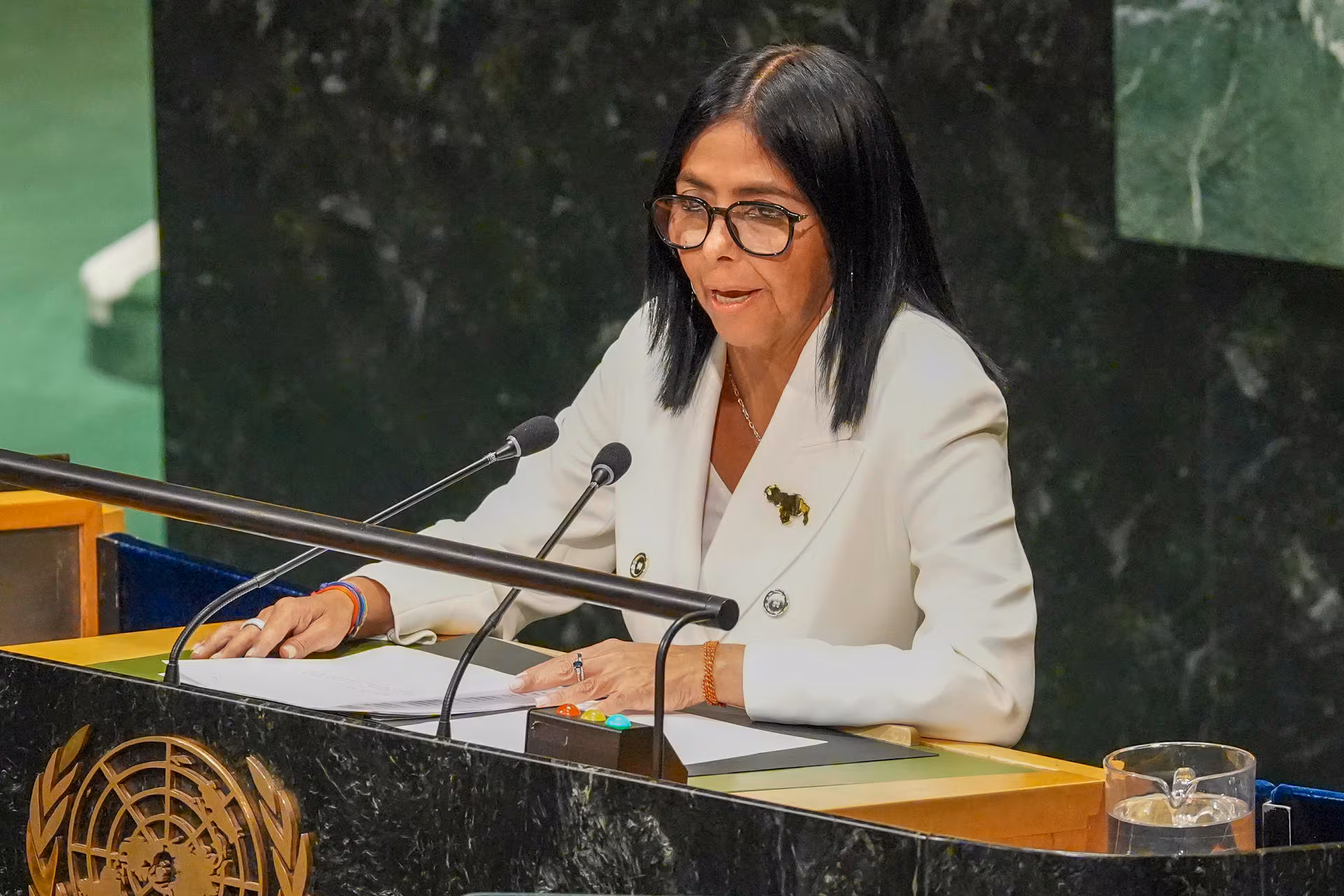 Washington espera que Delcy Rodríguez declare vacante la presidencia de Venezuela en 2027