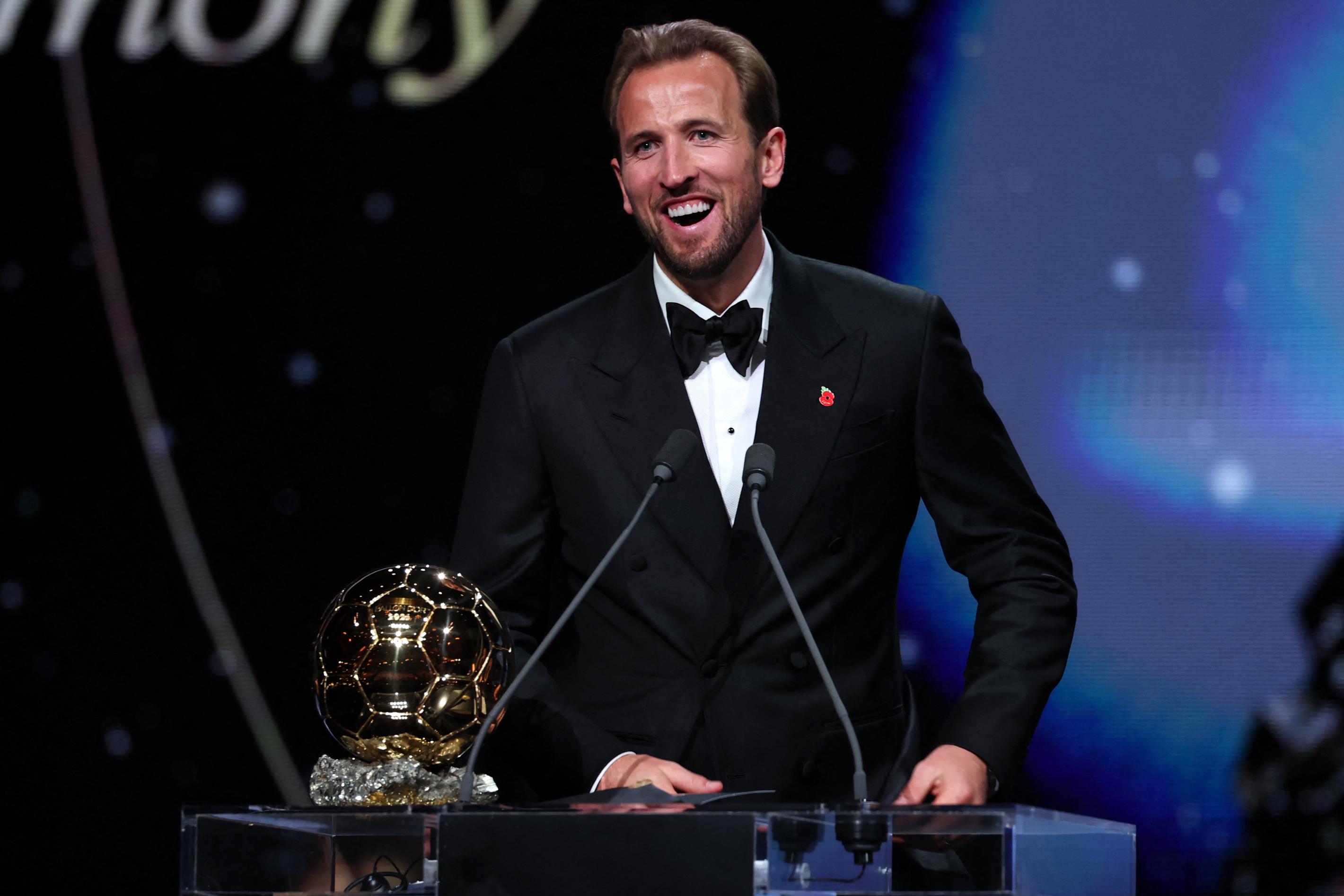 Balón de Oro: Harry Kane rompe los pronósticos y vence a Mbappé y Lamine Yamal