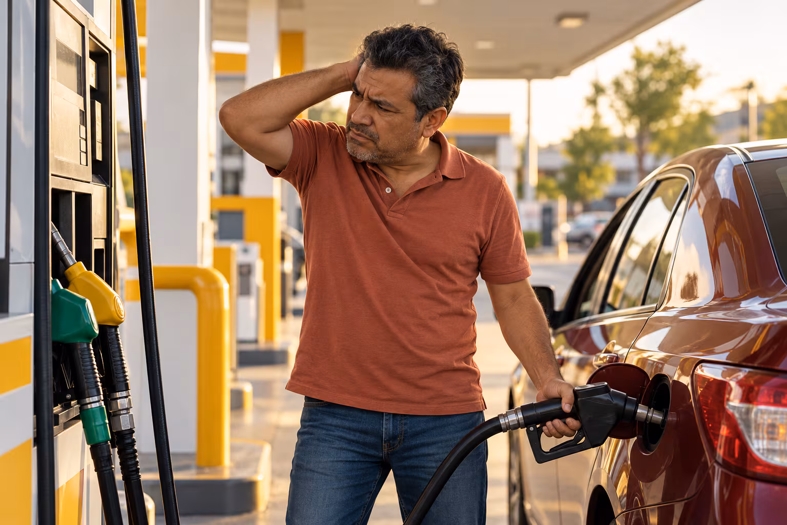 El diésel aprieta y las gasolinas dan respiro: La de 95 y 91 bajan este viernes