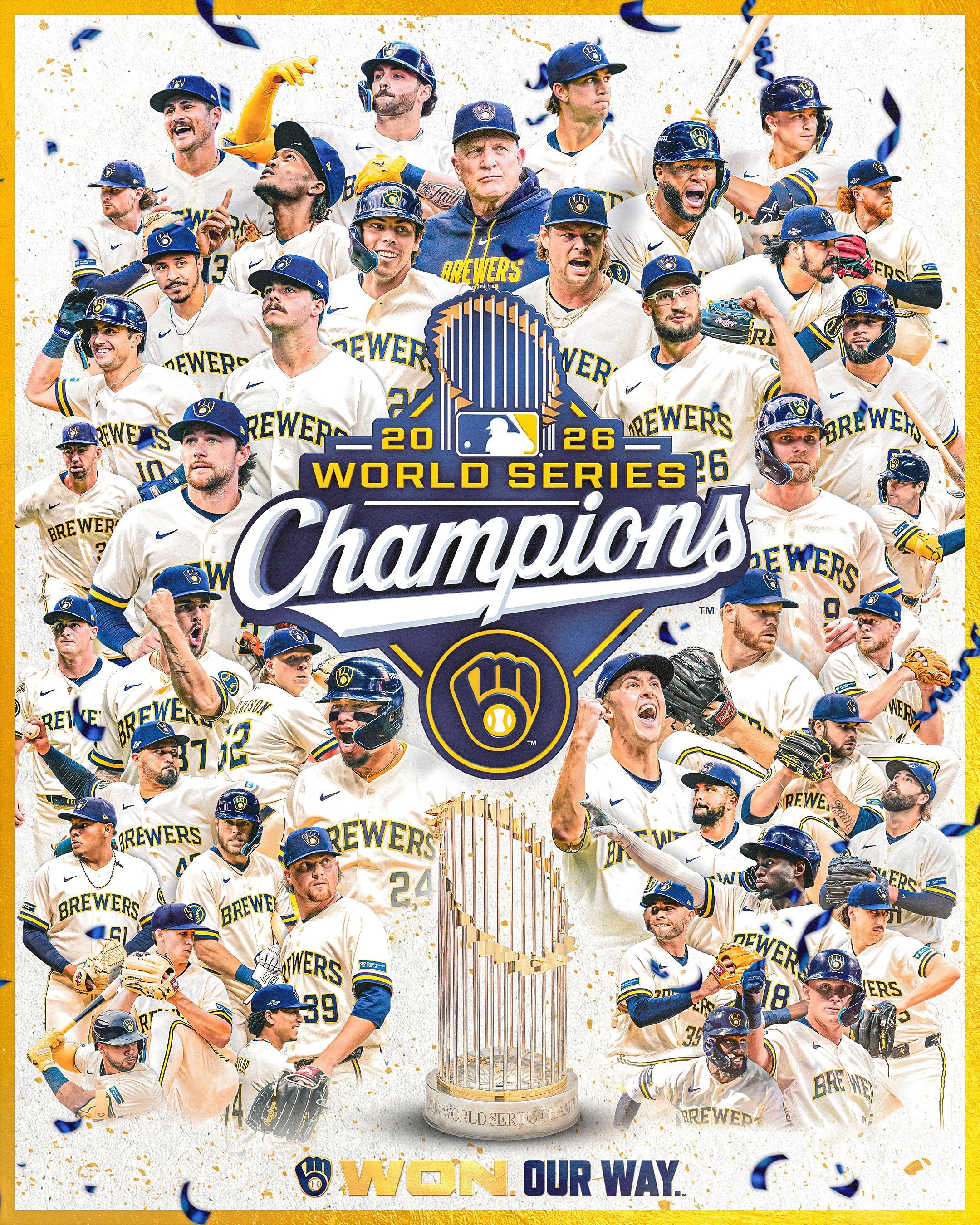 MLB: Cerveceros de Milwaukee ganan su primera Serie Mundial