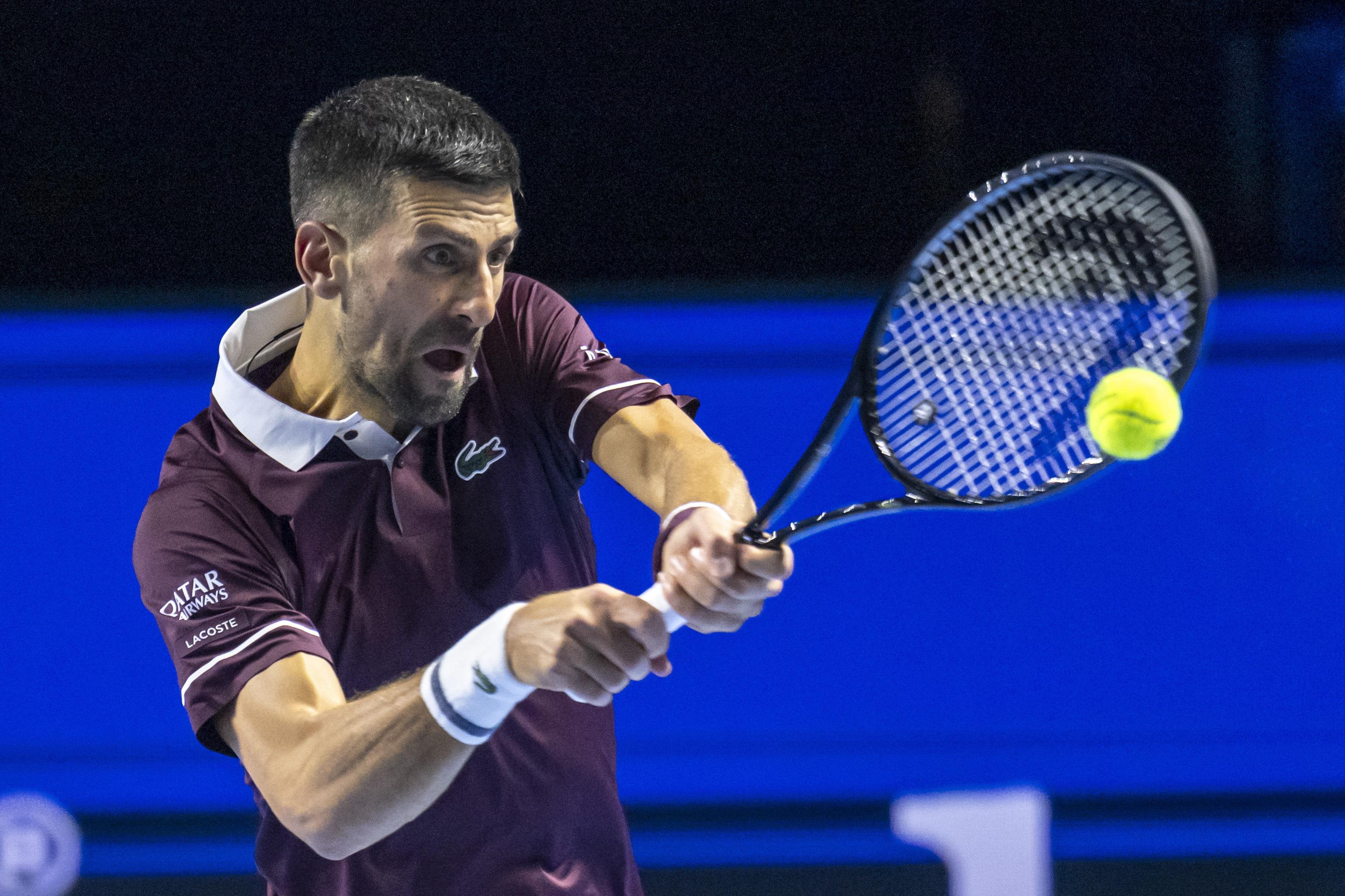 Novak Djokovic es sorprendido por Struff en Suiza