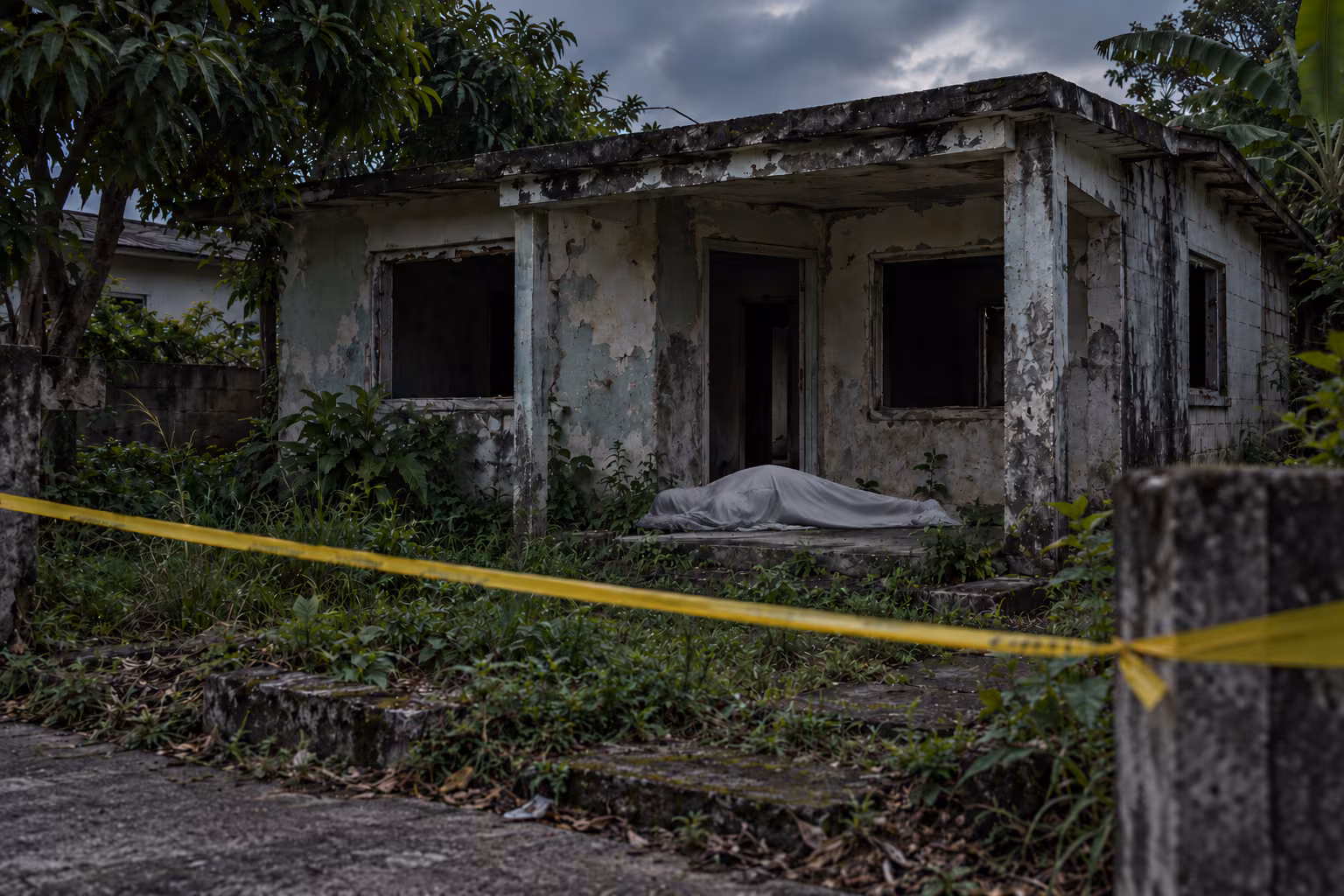 Muerte entre paredes abandonadas: hallan a un hombre con un balazo en el pecho en Pacora