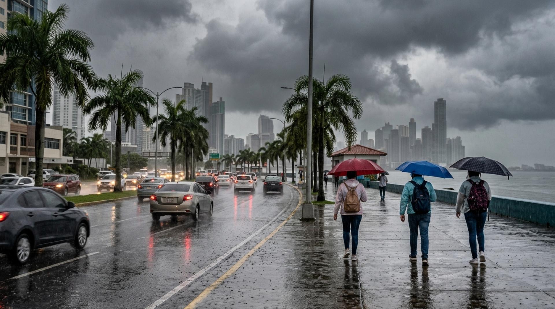 Lluvias, tormentas eléctricas y calor de hasta 34 grados este viernes en Panamá