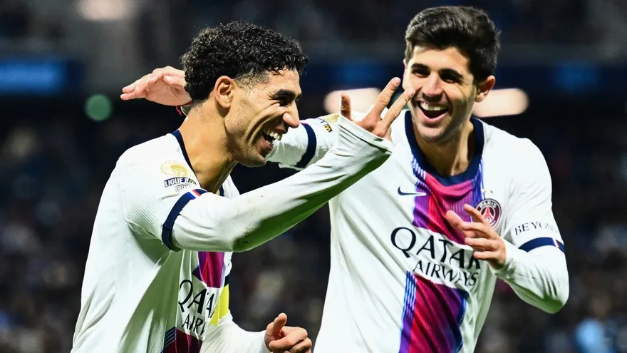 Hakimi brilla con triplete y el PSG golea 5-1 al Le Havre
