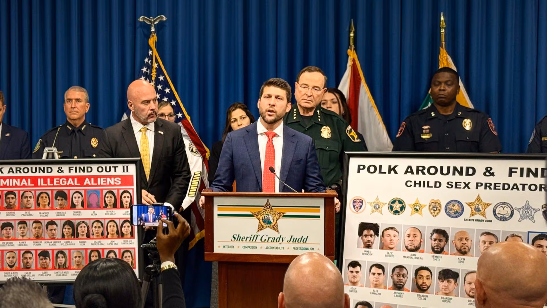 Arrestan en Florida a 281 personas acusadas de abuso sexual de menores y trata de personas